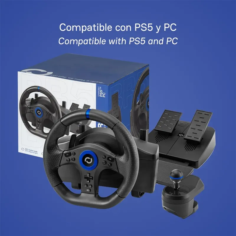 Volante Blade BR5 PS5 PC | Con Pedales y Cambio - TiendaCPU