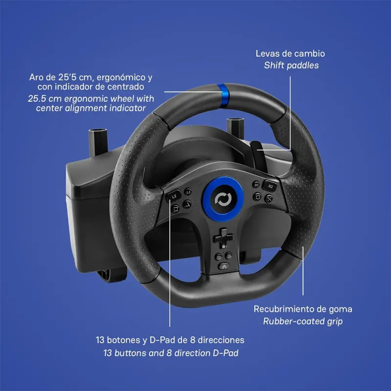 Buy Blade BR5 PS5 Racing Wheel | With Shifter Stick  - TiendaCPU