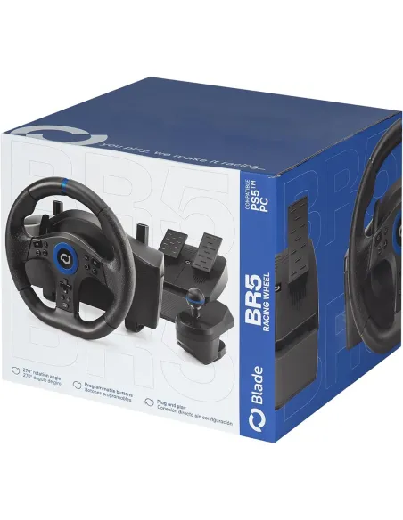 Volante Blade BR5 PS5 PC | Con Pedales y Cambio - TiendaCPU