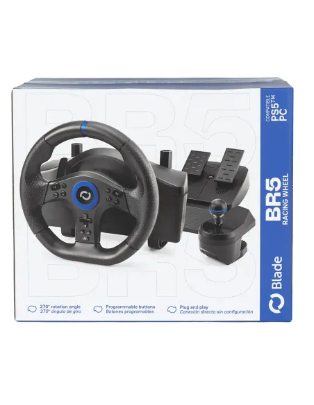 Buy Blade BR5 PS5 Racing Wheel | With Shifter Stick  - TiendaCPU