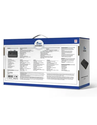 Qanba Titan Arcade Stick PS5 | Componentes Sanwa Oficial - TiendaCPU