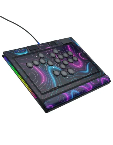 Qanba Sapphire Mando Leverless PS5 | 18 Botones Cherry - TiendaCPU