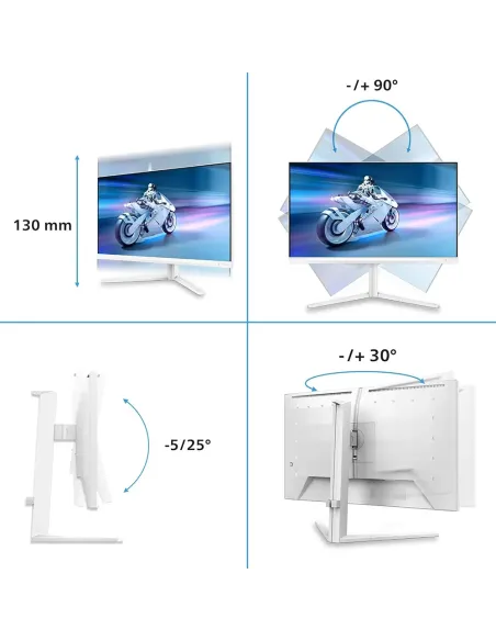 Philips Evnia 27M2N5901A Gaming-Monitor 27” UHD, 160Hz, Fast IPS, 0.5ms MPRT, Adaptive Sync, HDR400, HAS, Lautsprecher