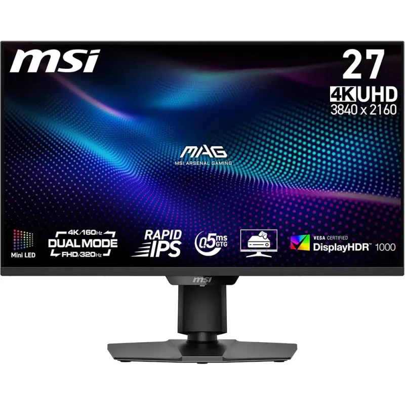 Buy MSI MAG 27" 4K Mini-LED Monitor | Dual Mode 160Hz/320Hz