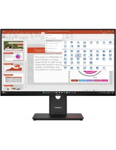 Lenovo ThinkVision T27-40 Monitor, 68,6 cm (27 Zoll), 1920 x 1080 Pixel, Full HD, LED, 6 ms, Schwarz
