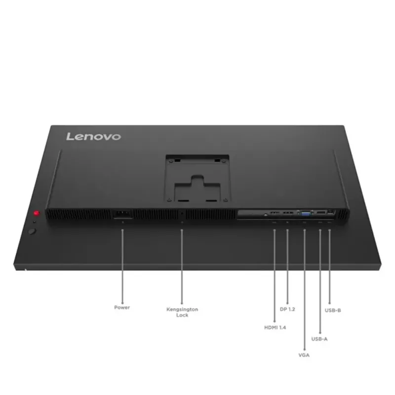 Lenovo ThinkVision T27-40 Monitor, 68,6 cm (27 Zoll), 1920 x 1080 Pixel, Full HD, LED, 6 ms, Schwarz