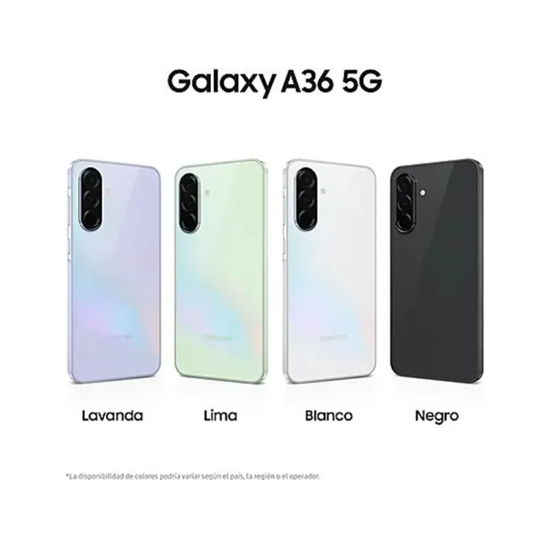 Samsung Galaxy A36 5G 8/256GB Negro - TiendaCPU