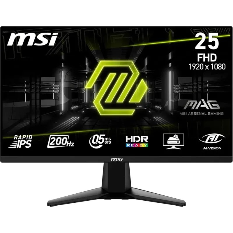 Monitor MSI MAG 255F E20 | 24.5" 200Hz 0.5ms IPS - TiendaCPU