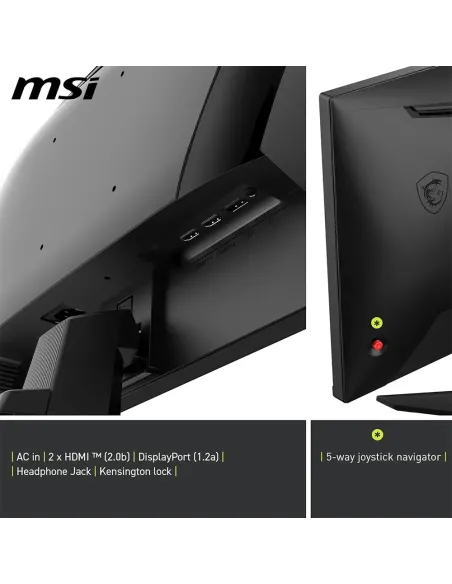 Monitor MSI MAG 255F E20 | 24.5" 200Hz 0.5ms IPS - TiendaCPU