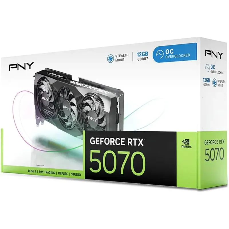 Buy PNY RTX 5070 12GB GDDR7 | RGB OC Gaming GPU