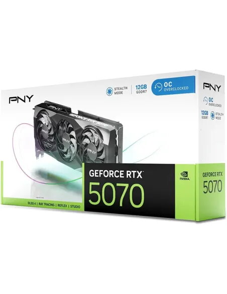 Buy PNY RTX 5070 12GB GDDR7 | RGB OC Gaming GPU