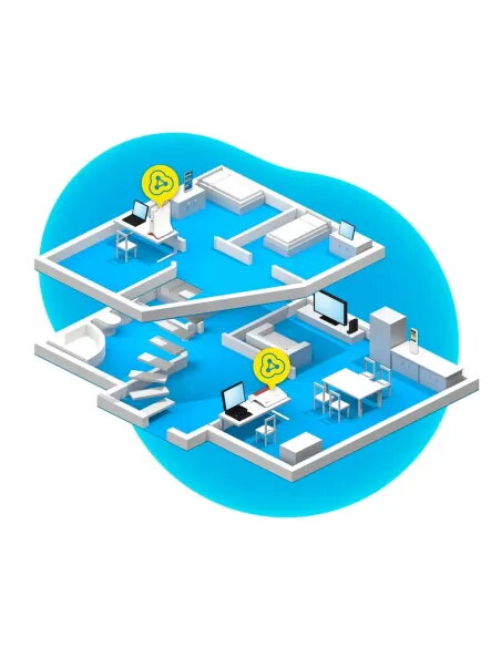 FRITZ! Repeater 6000 | Repetidor Wi-Fi 6 Tribanda 2.5G - TiendaCPU