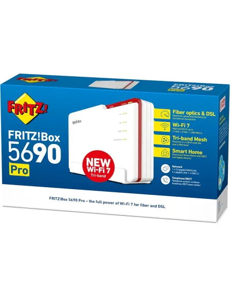 FRITZ!Box 5690 Pro | Wi-Fi 7 Fiber/DSL Router