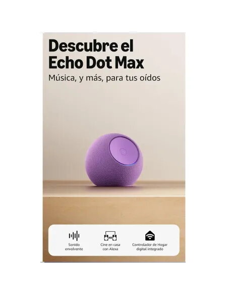 Buy Amazon Echo Dot Max Amethyst | Alexa Speaker with Matter Hub