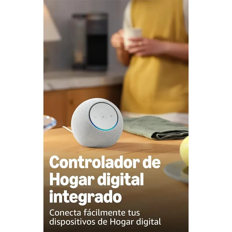 Amazon Echo Dot Max Blanco | Altavoz Alexa con Hub - TiendaCPU
