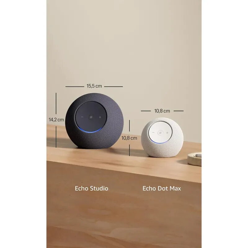 Amazon Echo Dot Max Blanco | Altavoz Alexa con Hub - TiendaCPU