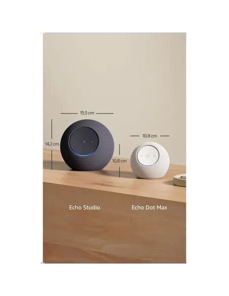 Amazon Echo Dot Max Blanco | Altavoz Alexa con Hub - TiendaCPU