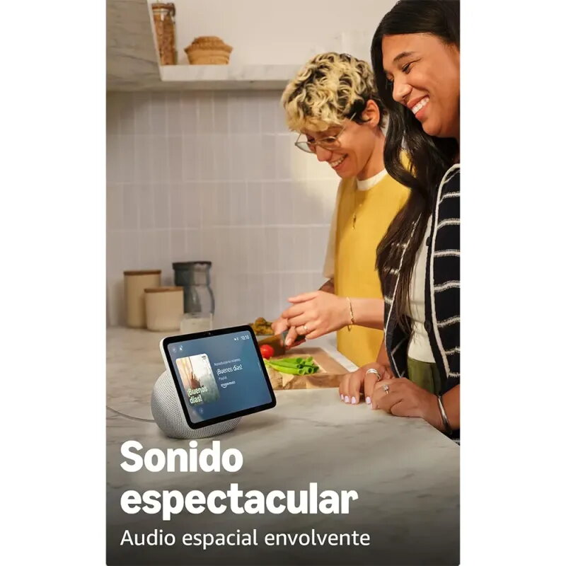 Amazon Echo Show 8 (neueste Generation): 8,7" HD-Display mit räumlichem Audio und Alexa (Weiß)