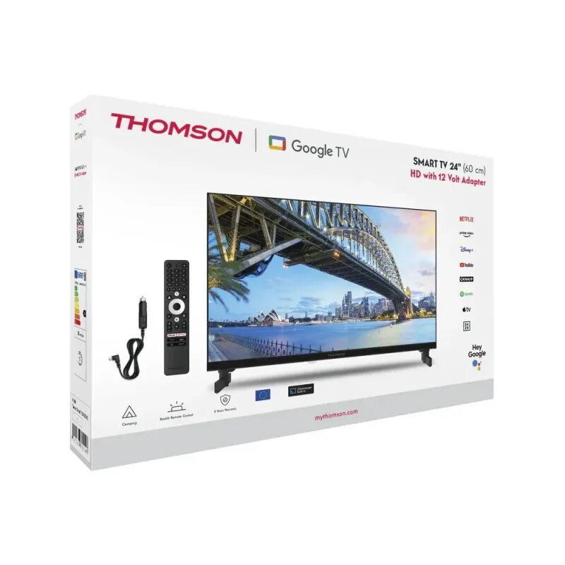 Buy Thomson 24" 12V Google TV | Smart TV | Perfect for RV & Boat