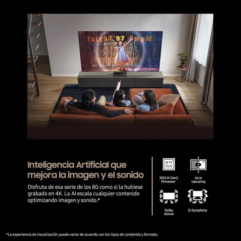 Samsung 55" Neo QLED QN1EF 4K TV | 144Hz Gaming - TiendaCPU