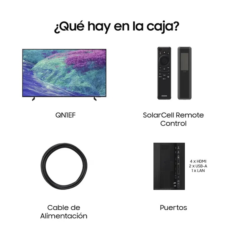 Samsung 55" Neo QLED QN1EF 4K TV | 144Hz Gaming - TiendaCPU