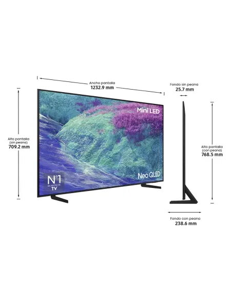 Samsung 55" Neo QLED QN1EF 4K TV | 144Hz Gaming - TiendaCPU