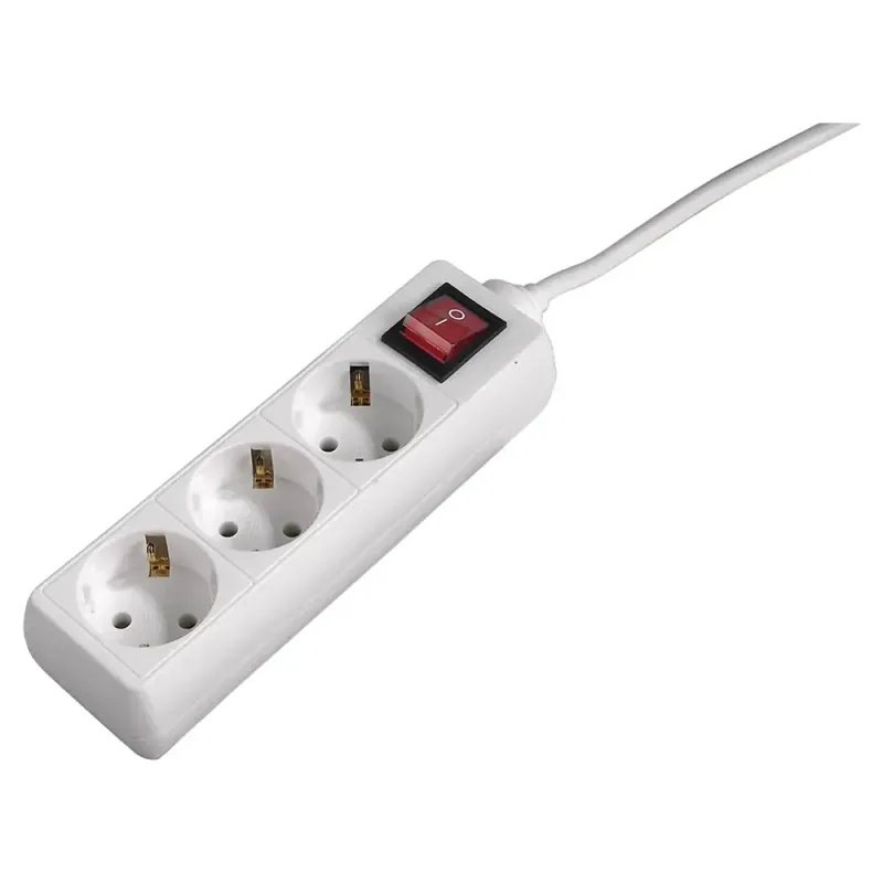 CoBprar3Regleta 3 Tomas, 1.4m, Interruptor Bipolar de Encendido/Apagad
