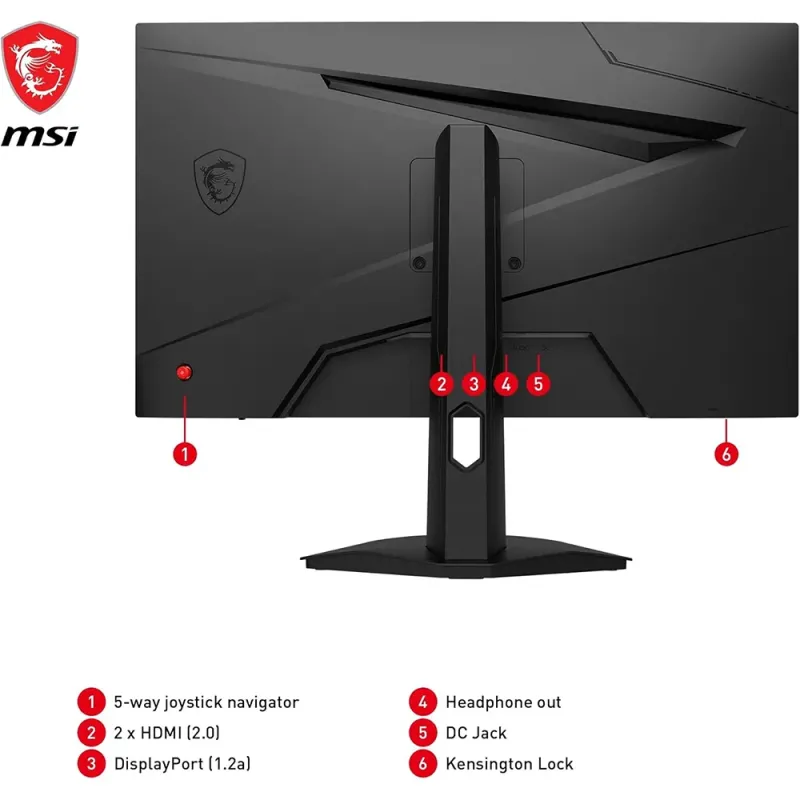 Monitor MSI G244F E2 24" 180Hz Rapid IPS | Esports - TiendaCPU