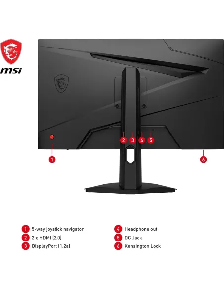 Monitor MSI G244F E2 24" 180Hz Rapid IPS | Esports - TiendaCPU
