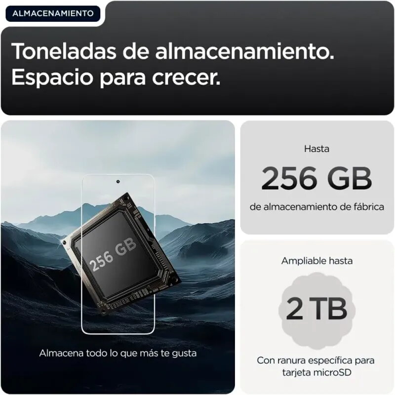Motorola Moto g56 5G 256GB Negro | IP68 y Batería 5200mAh - TiendaCPU