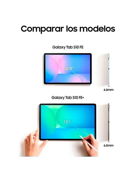 Samsung Galaxy Tab S10 FE 5G 10.9" 128GB Gris | Tablet con Galaxy AI