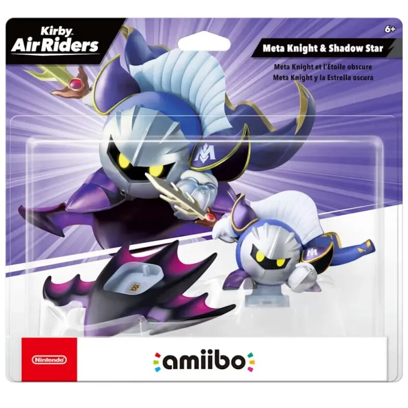 Comprar Amiibo Meta Knight & Estrella Sombra Kirby Air Riders