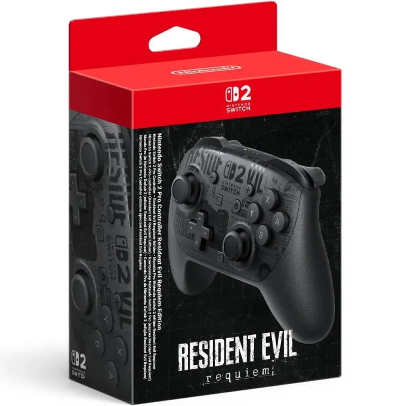 Nintendo Switch 2 Pro Controller Resident Evil Requiem Edition