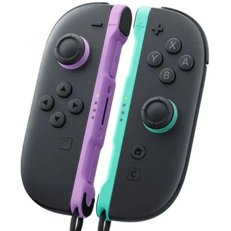 Mandos Joy-Con 2 Nintendo Switch 2 - Morado Claro / Verde Claro