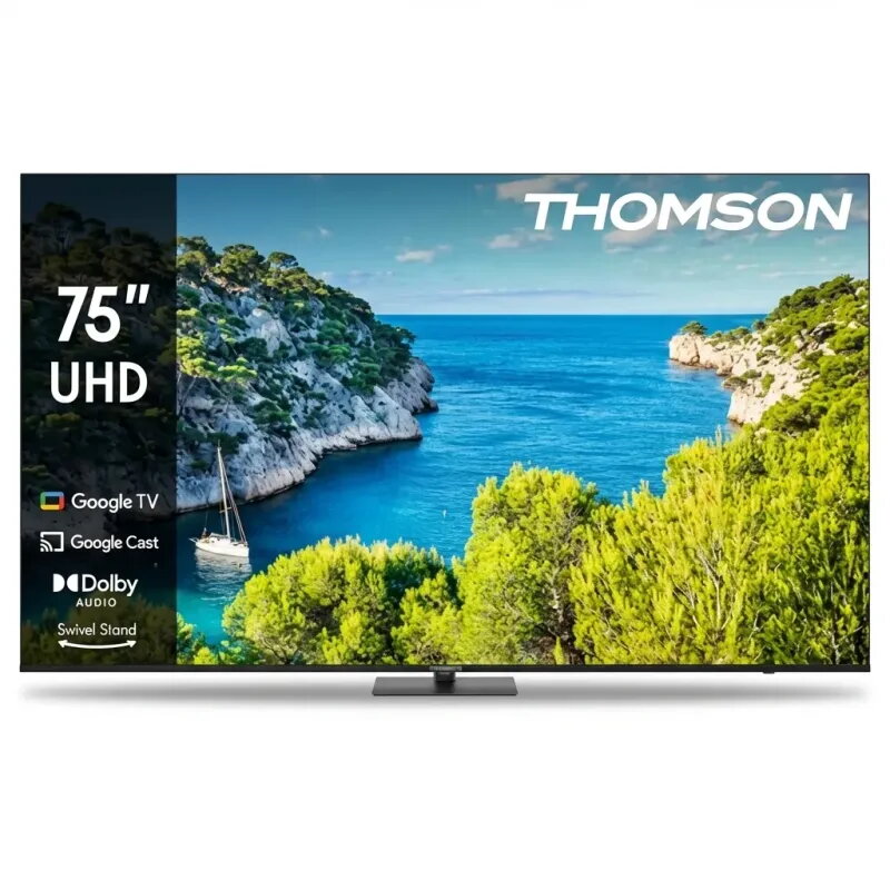 Thomson 75" 4K Google TV 75UG5C14 - Swivel Stand