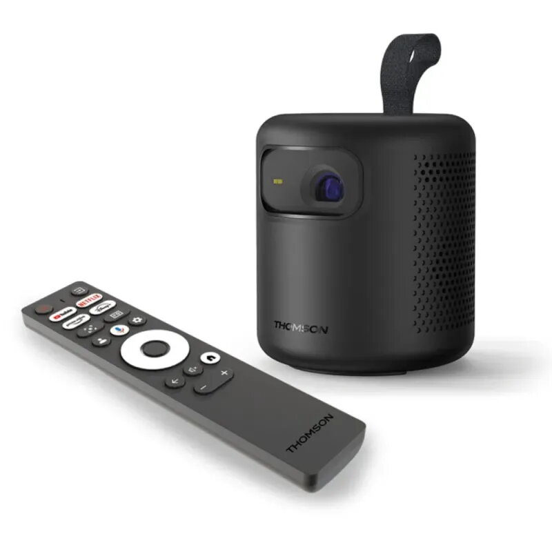 Thomson Vega PG35B Portable Projector | Battery & Google TV