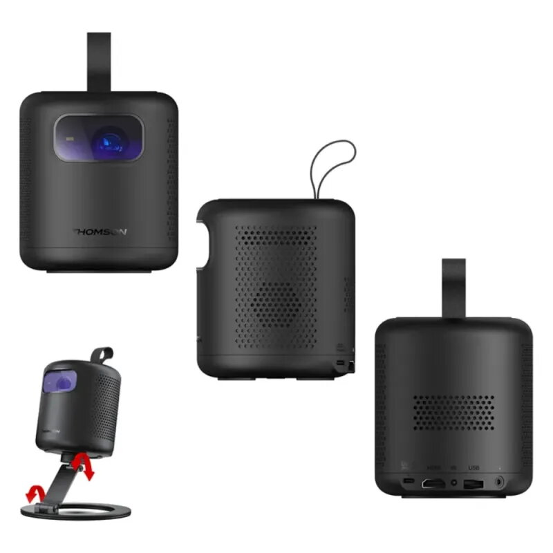 Thomson Vega PG35B Portable Projector | Battery & Google TV