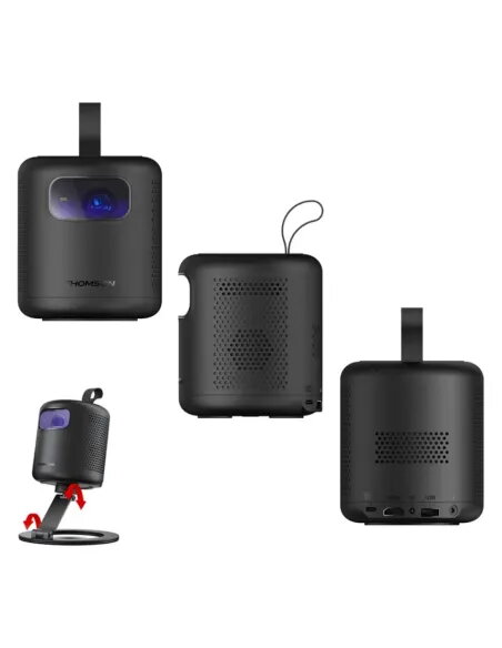 Thomson Vega PG35B Portable Projector | Battery & Google TV