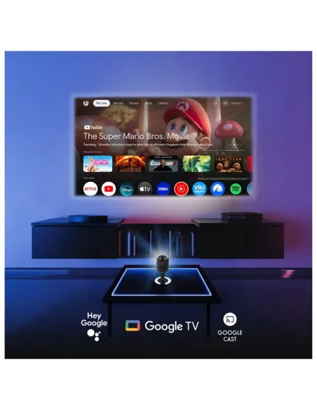 Thomson Vega PG35B Portable Projector | Battery & Google TV