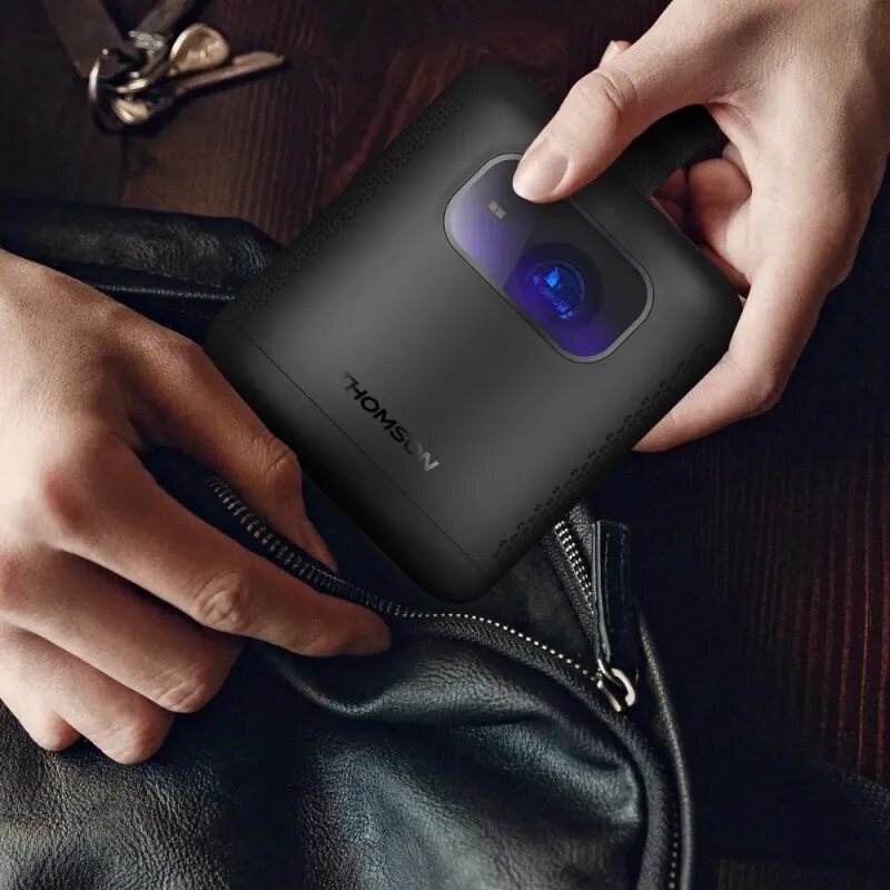 Thomson Vega PG35B Portable Projector | Battery & Google TV