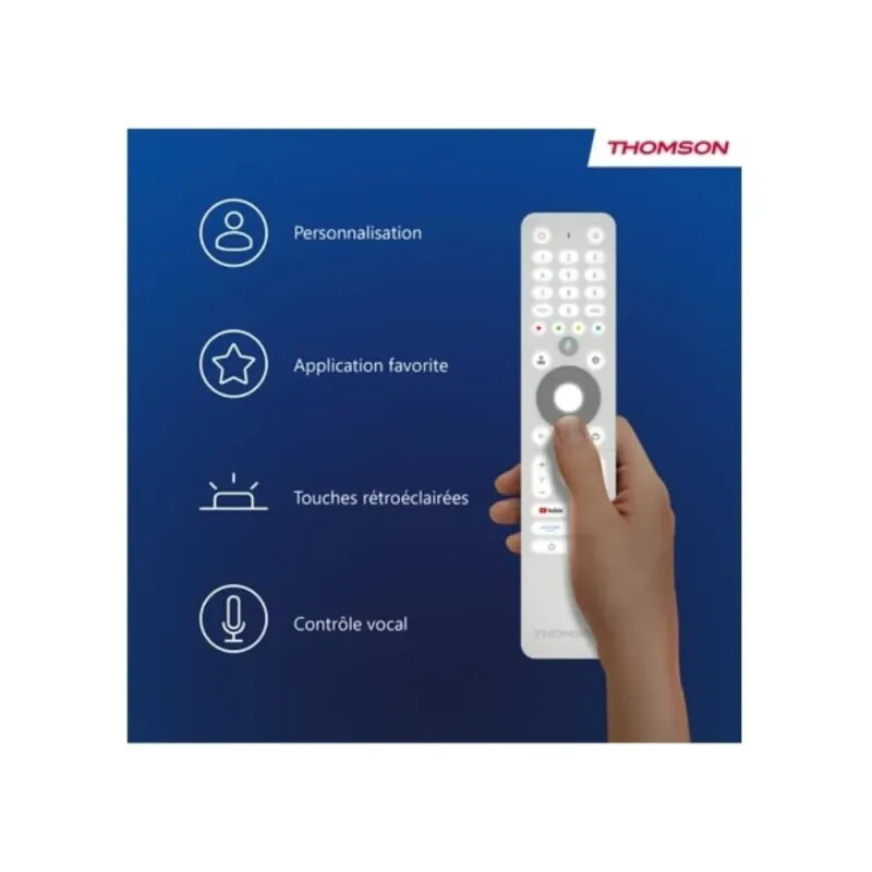 Thomson 24" LED 12V TV White | Camper & RV Smart TV