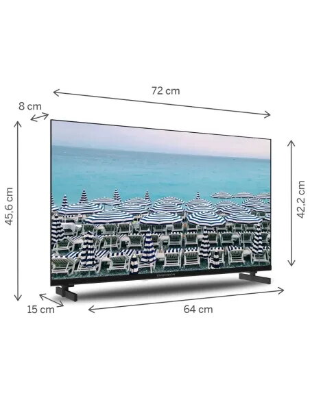 Thomson 32" HD TV 32HD2S13 | Easy TV (Non-Smart) & Hotel Mode