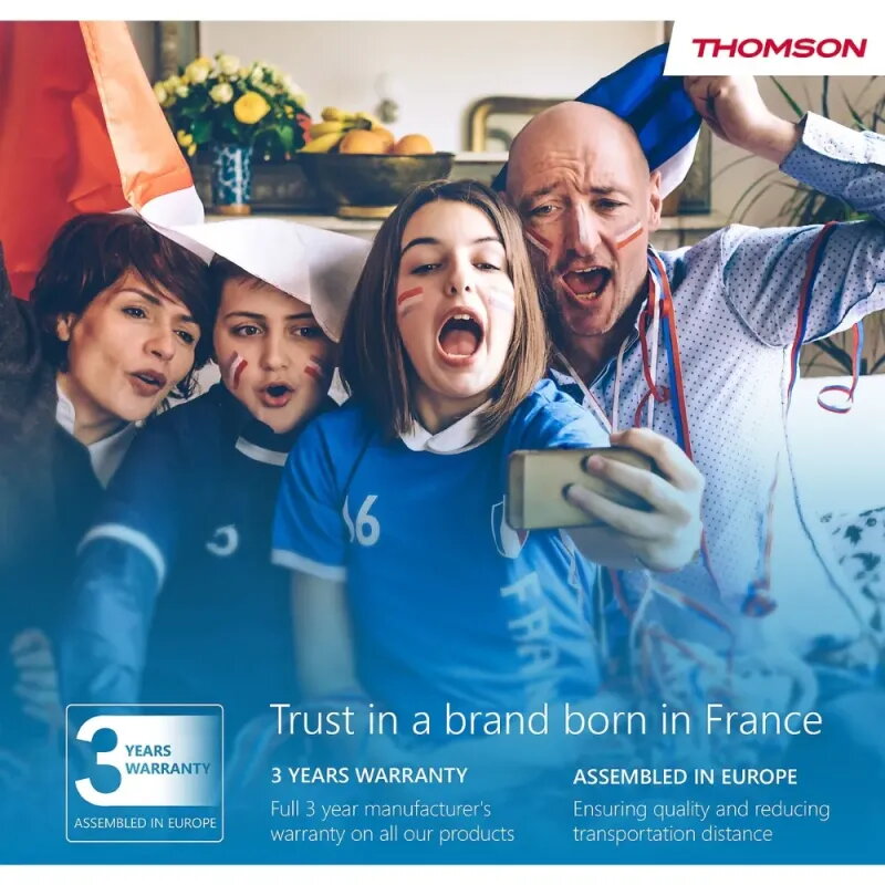 Thomson 32" HD TV 32HD2S13 | Easy TV (Non-Smart) & Hotel Mode