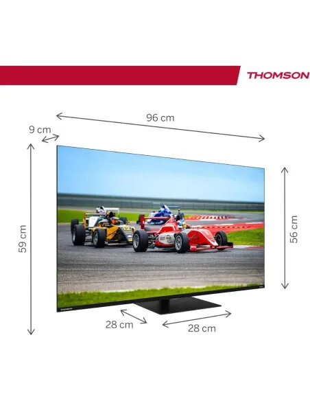 TV Thomson 43" QLED 4K 144Hz 43QG7C14 | Google TV
