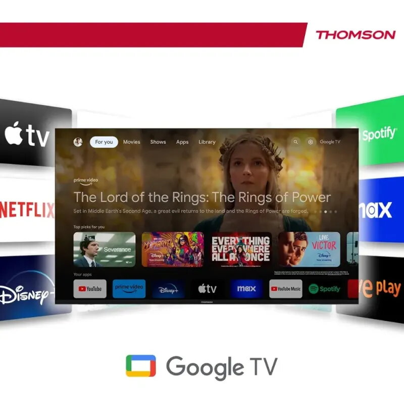 TV Thomson 43" QLED 4K 144Hz 43QG7C14 | Google TV
