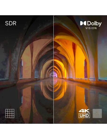 TV Thomson 50" 4K QLED 144Hz 50QG7C14 | Google TV y Peana Giratoria