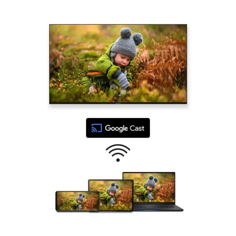 Thomson 50" 4K QLED TV 144Hz 50QG7C14 | Google TV & Swivel Stand