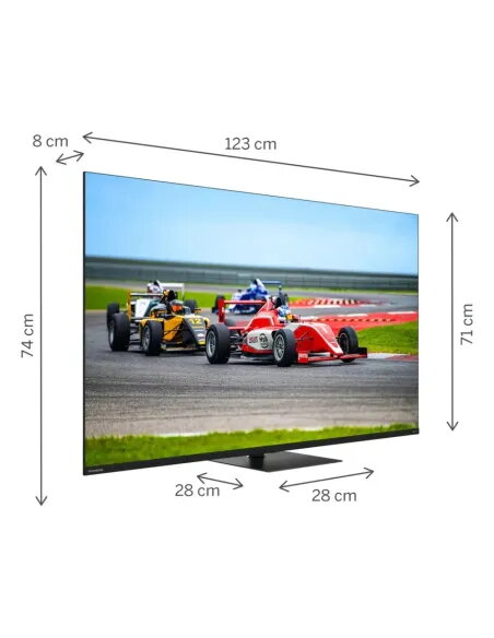 TV Thomson 55" 4K QLED 144Hz 55QG7C14 | Google TV y Peana Giratoria