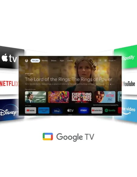 Thomson 55" 4K QLED TV 144Hz 55QG7C14 | Google TV & Swivel Stand