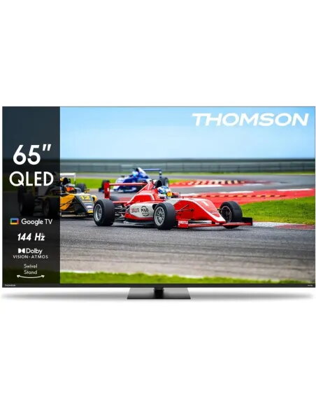 TV Thomson 65" 4K QLED 144Hz 65QG7C14 | Google TV y Peana Giratoria